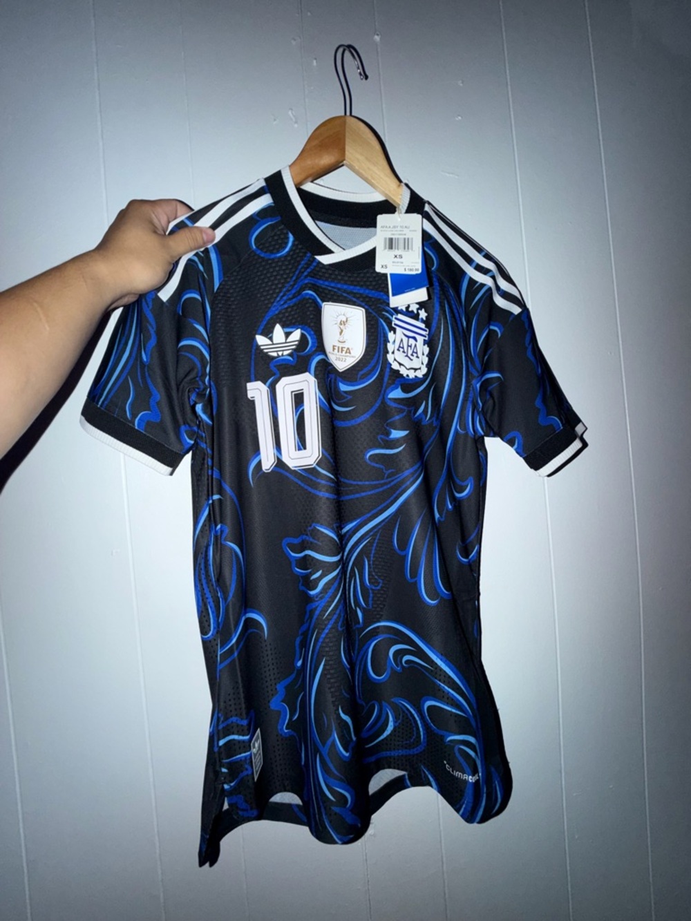 adidas authentic Argentina away #10 Football Jersey